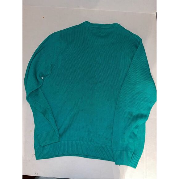 Chaps Ralph Lauren Green Men's Long Sleeve Pullover Sweater Lg‎ A45 - Picture 7 of 7